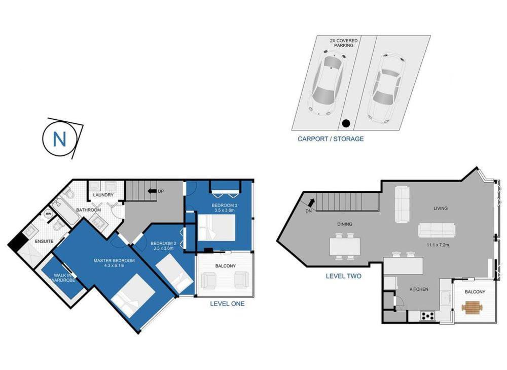 Split Level 125Sqm Sub Penthouse Leilighet Auckland Eksteriør bilde